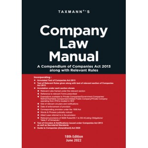 Taxmann's Company Law Manual 2022